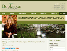 Tablet Screenshot of mainlinepafamilylawblog.com